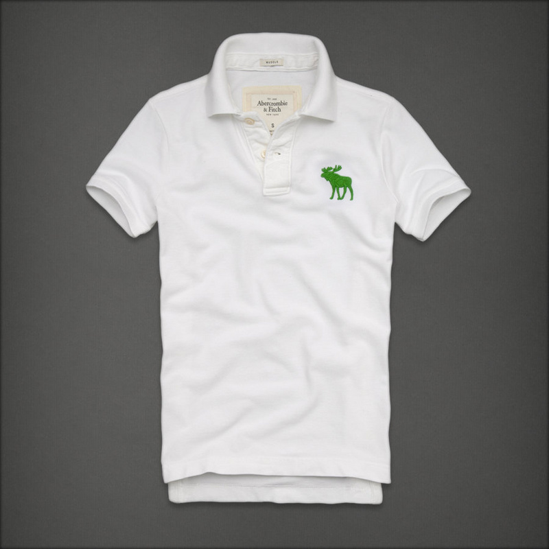 Abercrombie Fitch Hombres Polo Corto Remera AF7090